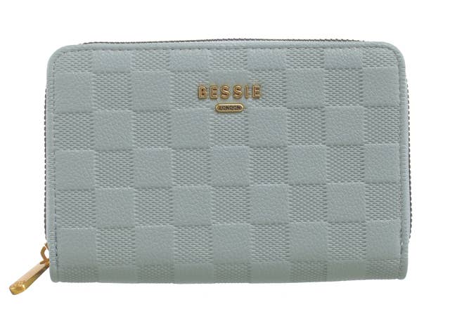 CHECKBOARD WALLET: Black