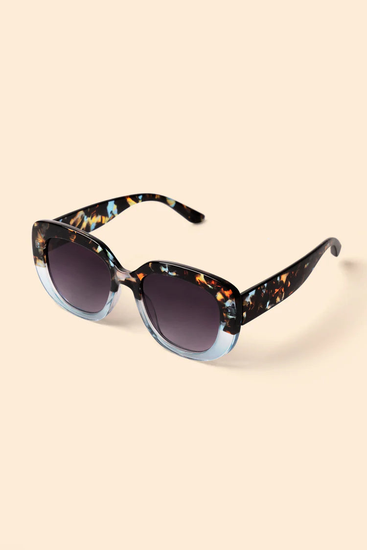 LIMITED EDITION SUNGLASSES POLINA - TORTOISESHELL/AQUA