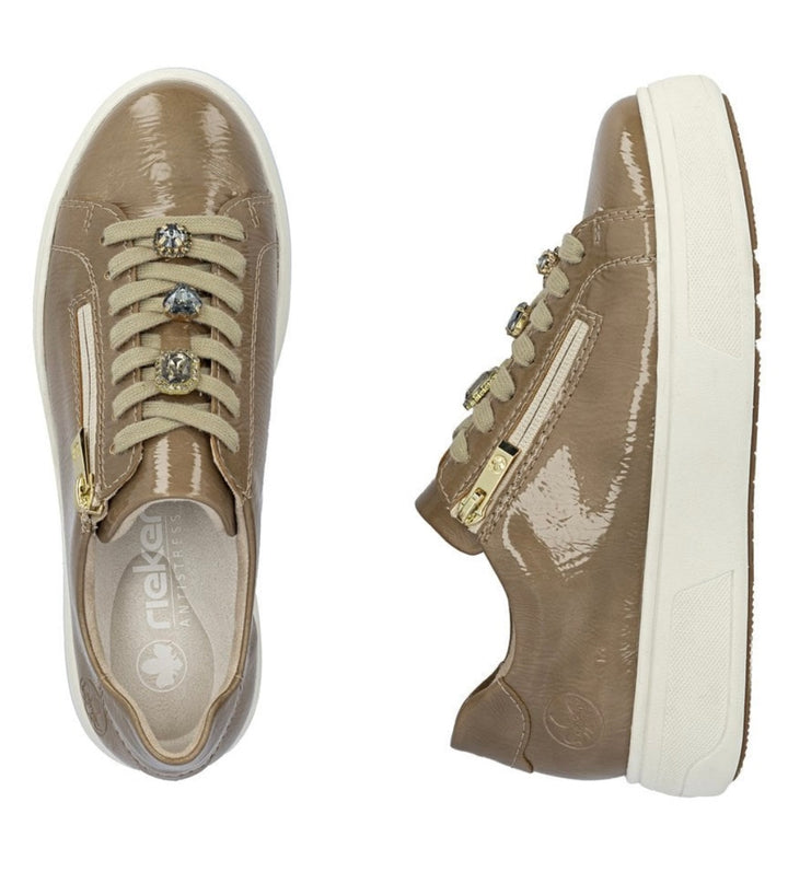 M7702-64 BEIGE TRAINER