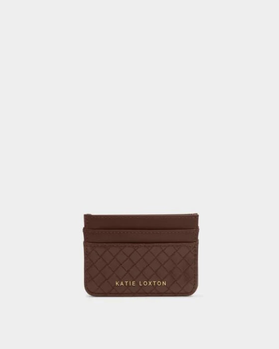 NOVA WOVEN TEXTURE CARDHOLDER
CHOCOLATE WOVEN
