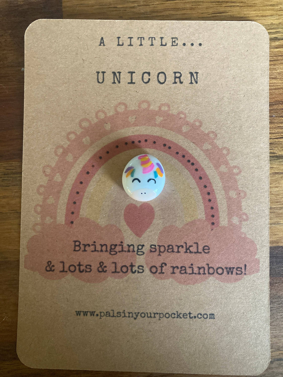 Unicorn Princess Party Charms With Glitter Decor