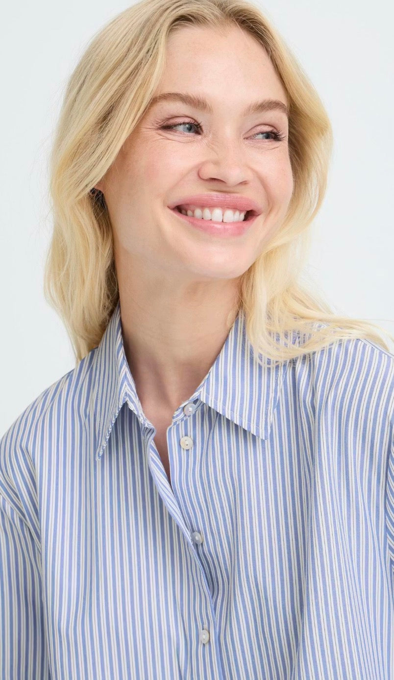 HANIO TAPE SHIRT HANIO STRIPE DELLA ROBBIA