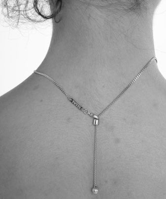 HALO NECKLACE SILVER