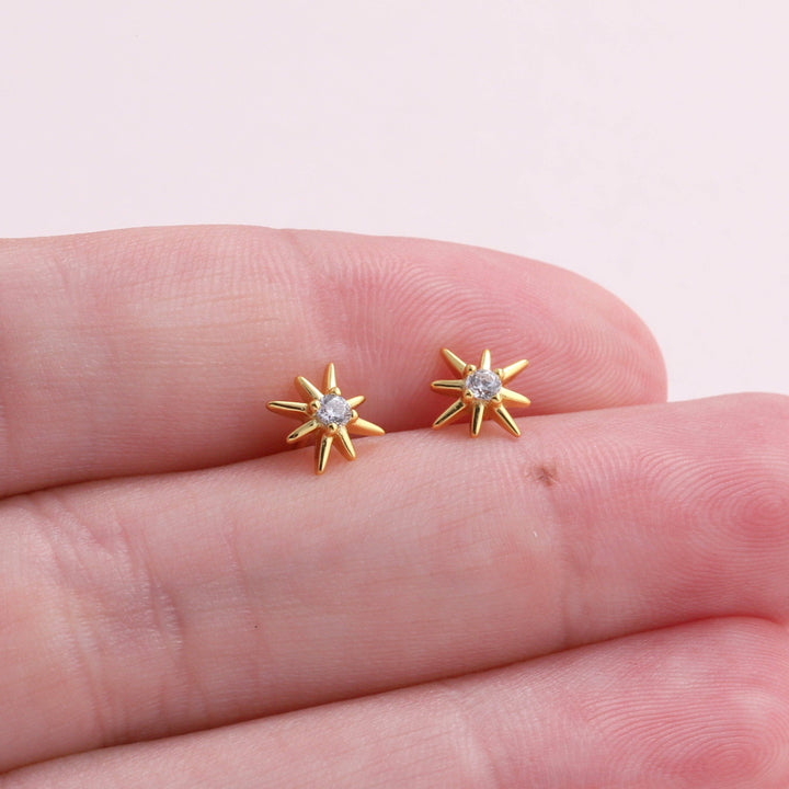 BT002 Message Bottle Sterling Silver Earrings 'Shine': Silver