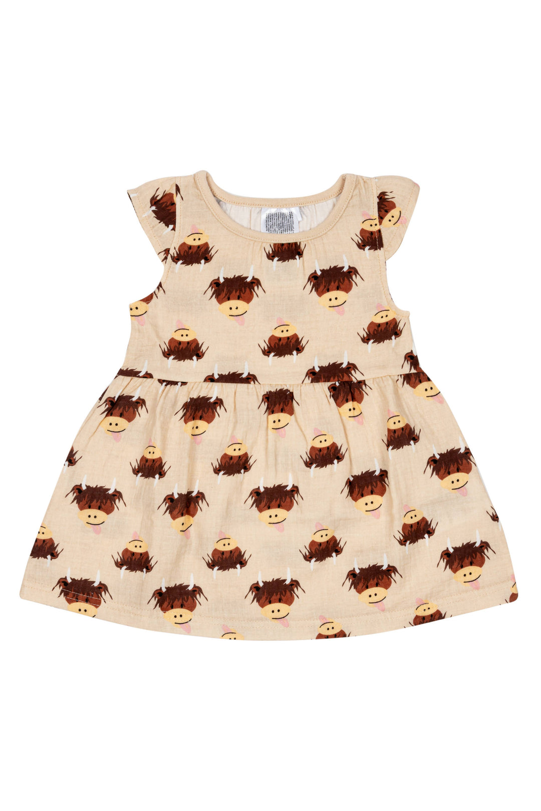 Neutral Highland Cow Summer Collection: 6-12 Months / Summer Hat
