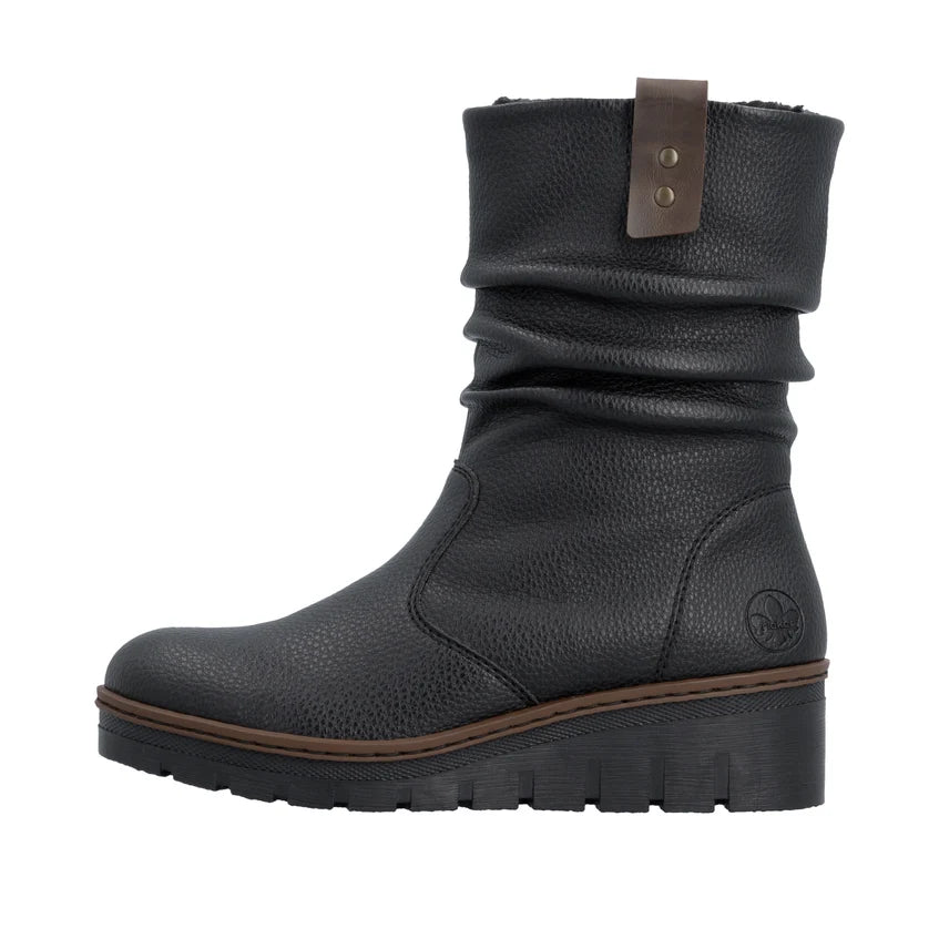 Rieker Women's Black Ankle Boots X9155-00