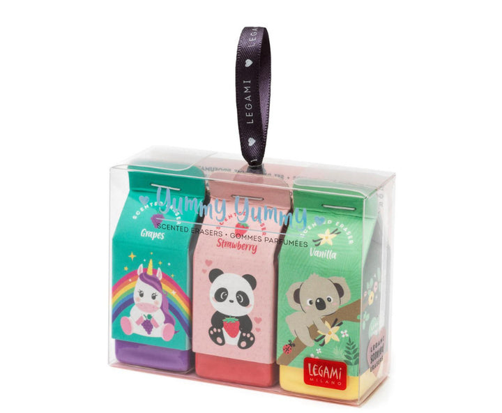 YUMMY YUMMY SCENTED ERASERS SET OF 3