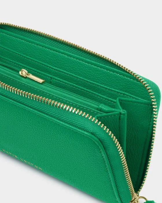 LOTTIE LARGE PURSE GREEN
