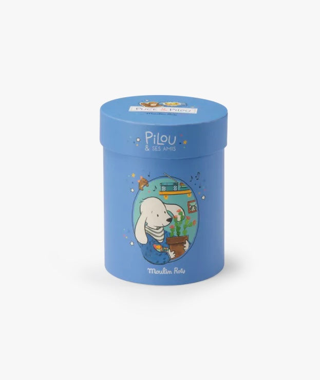 POUPEE CHIEN PILOU BLEU (EN BOITE) PUCE & PILOU DOG DOLL