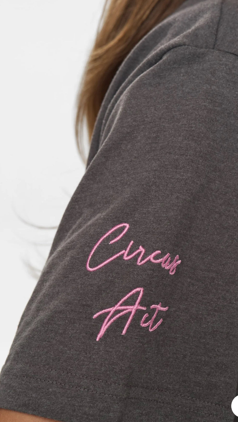 PRIMA OVERSIZE T-SHIRT DARK GREY MEL