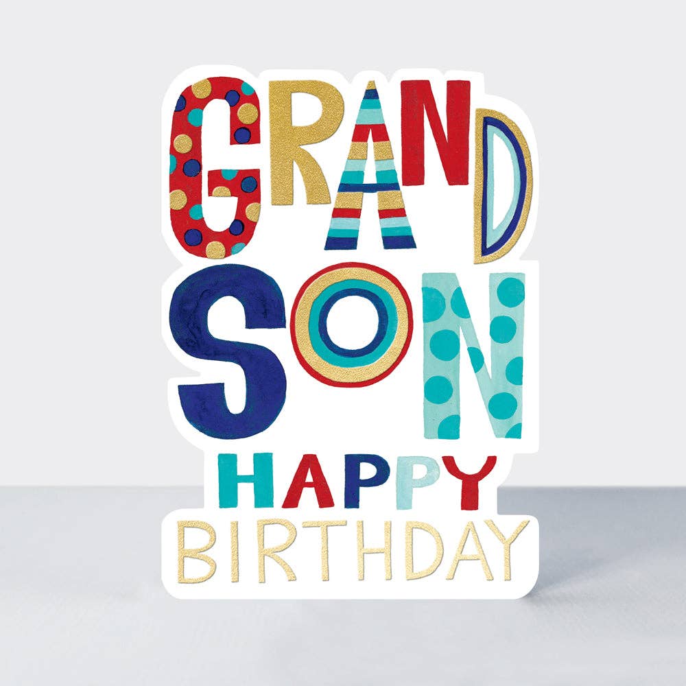 Cookie Cutters - Grandson Birthday Card
