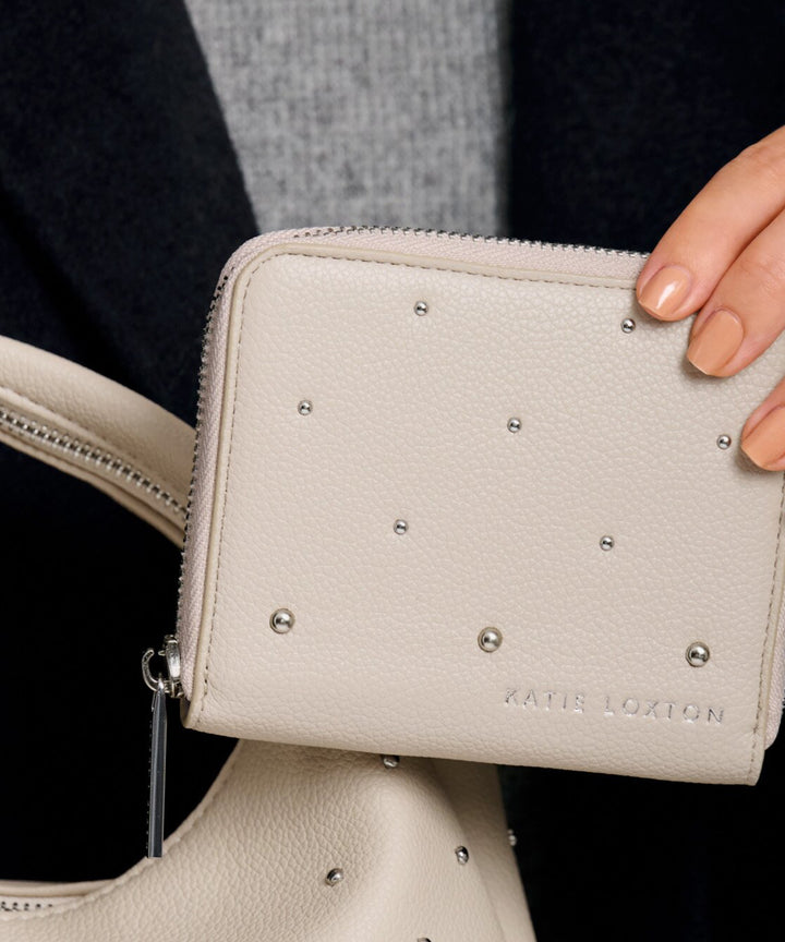 MEELA STUDDED PURSE| OYSTER