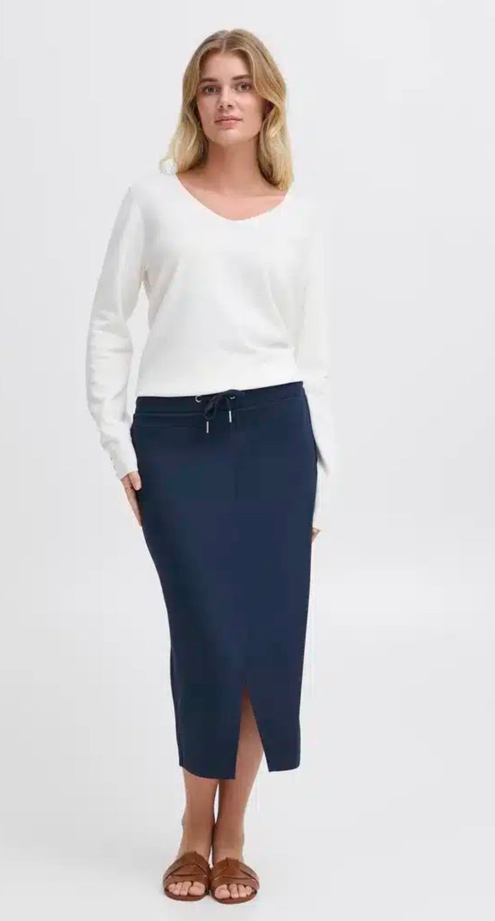 NAVY BLAZER AURORA SKIRT