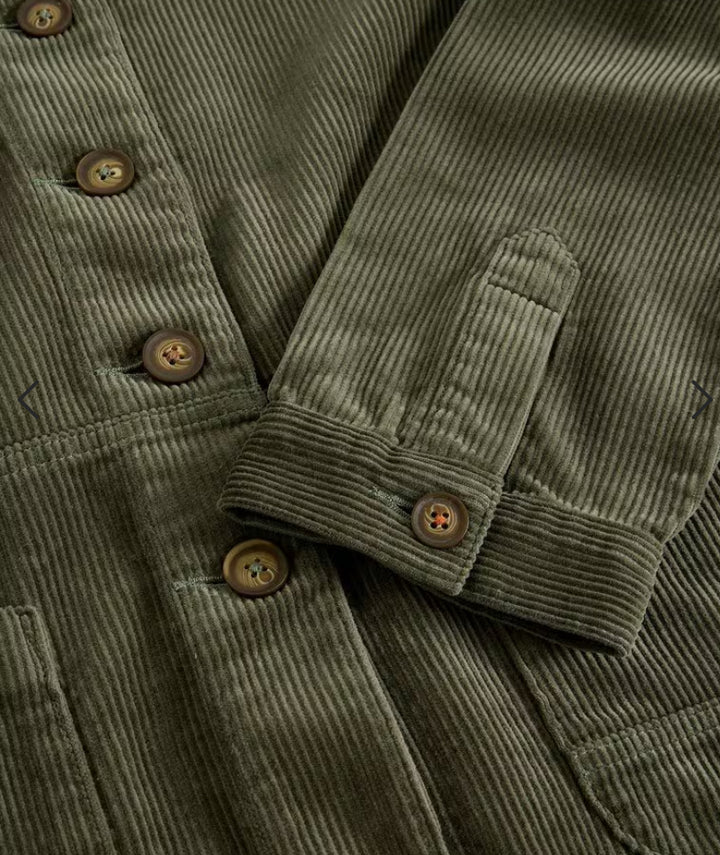 CARRIE CORD JACKET DUS GREEN