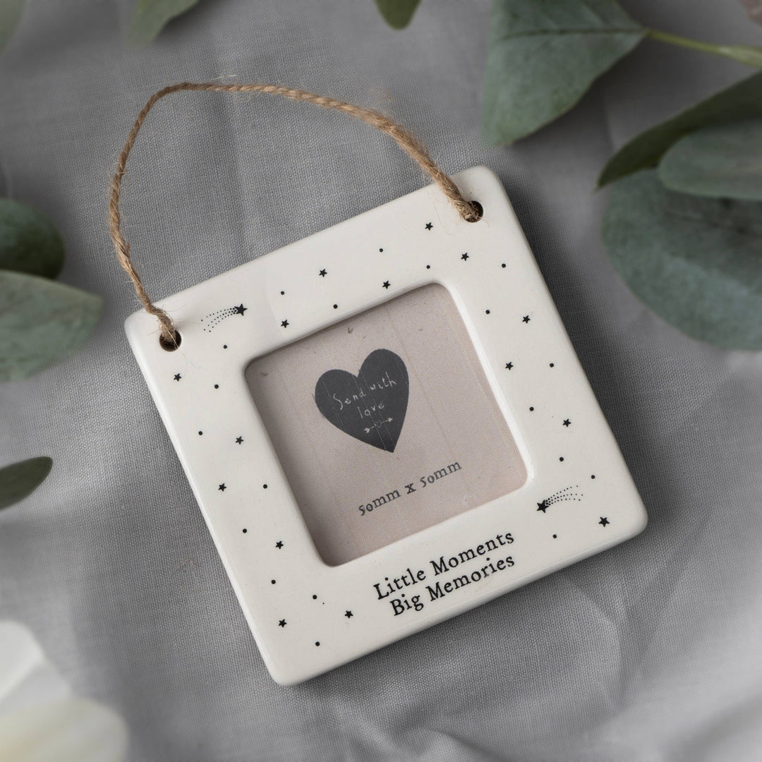Send With Love 'Little Moments' Mini Ceramic Photo Frame