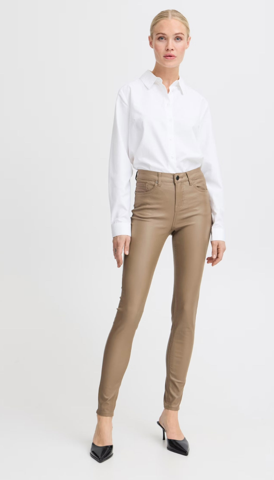 KIKO PANTS METAL WALNUT