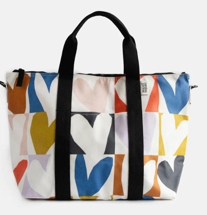 MULTI CHECKMATE HEART WEEKEND BAG