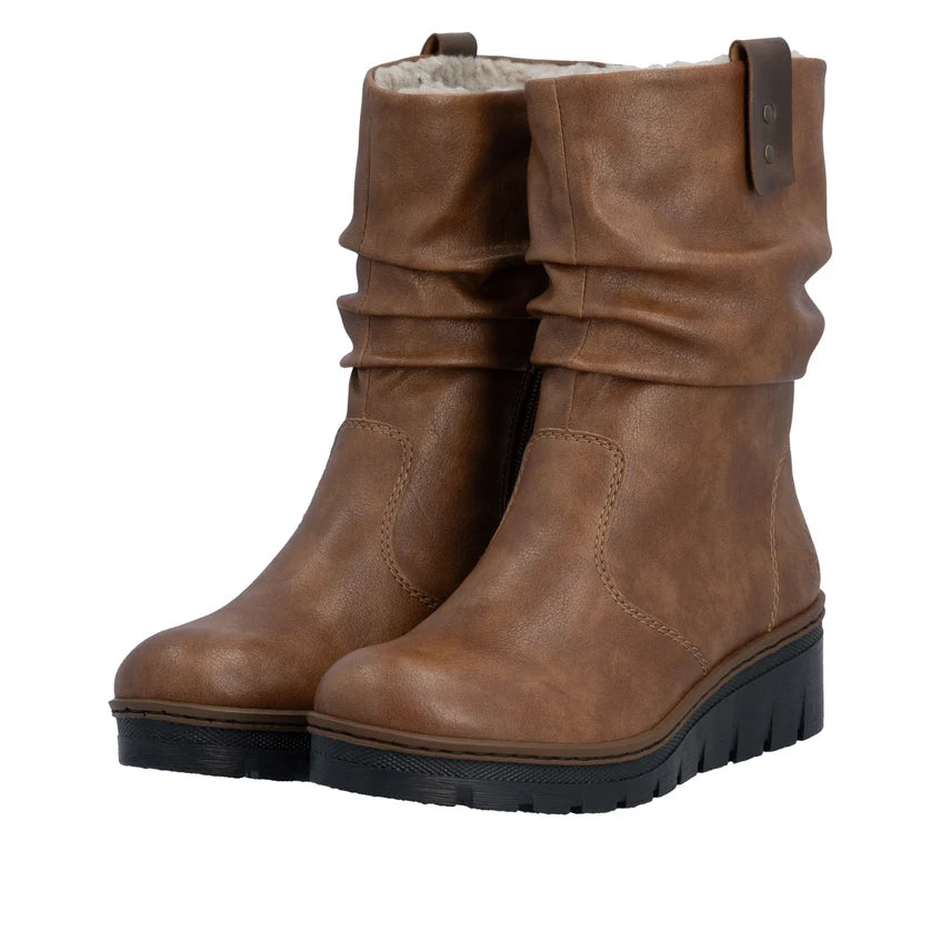 Rieker Women's Brown Ankle Boots X9155-24