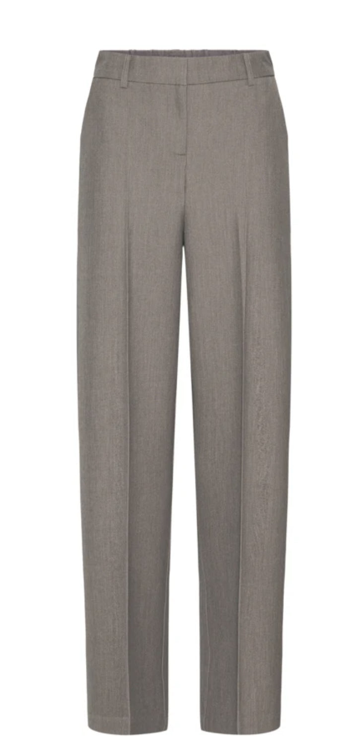 DANTA WIDE LEG TROUSERS WALNUT MELANGE