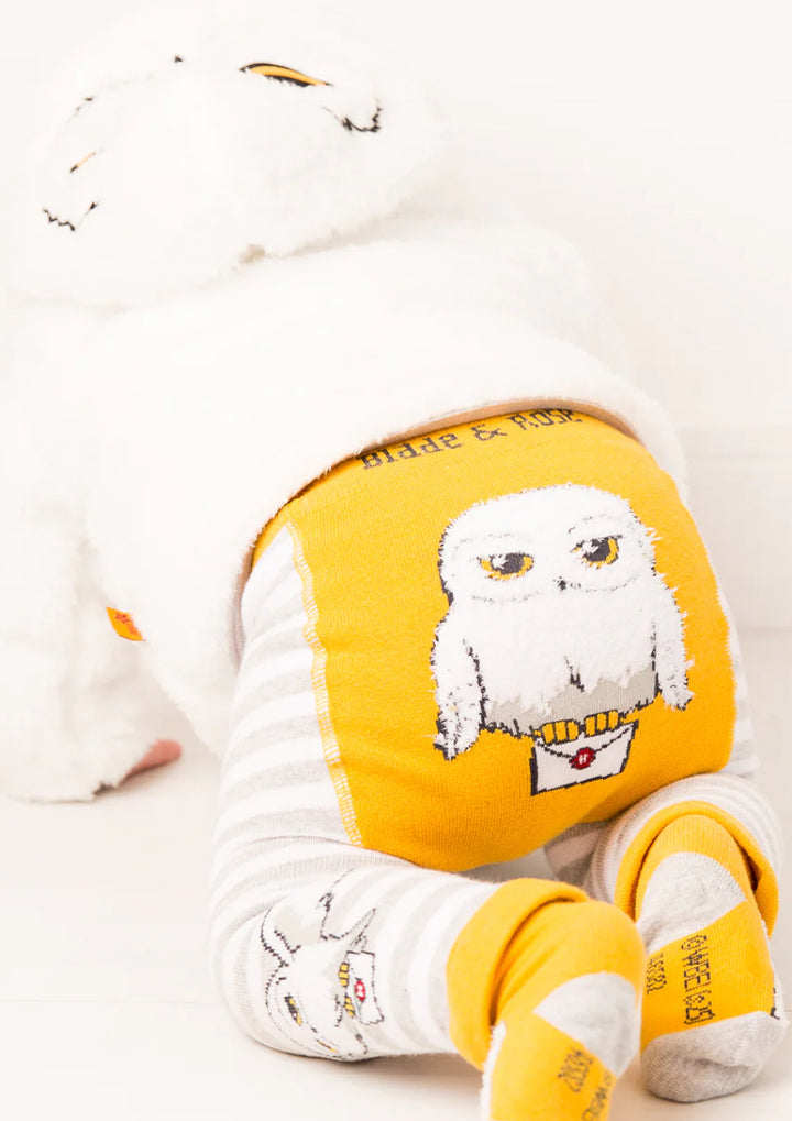 HARRY POTTER HEDWIG TOP, LEGGINGS AND SOCKS SET