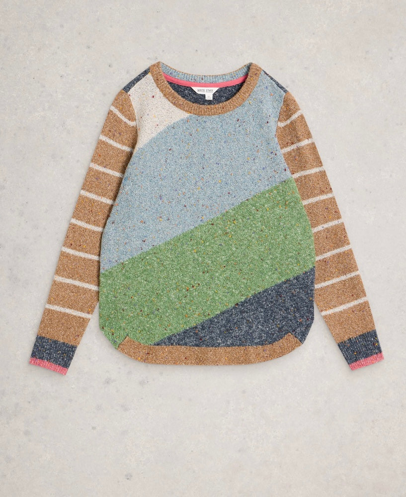 TALIA NEP JUMPER GREEN MLT