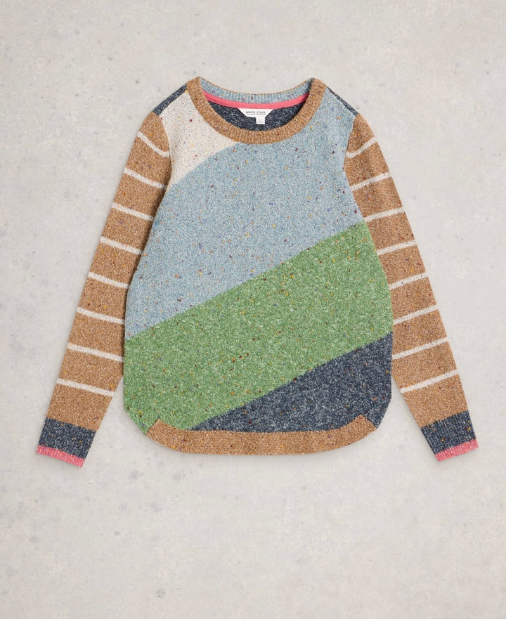 TALIA NEP JUMPER GREEN MLT