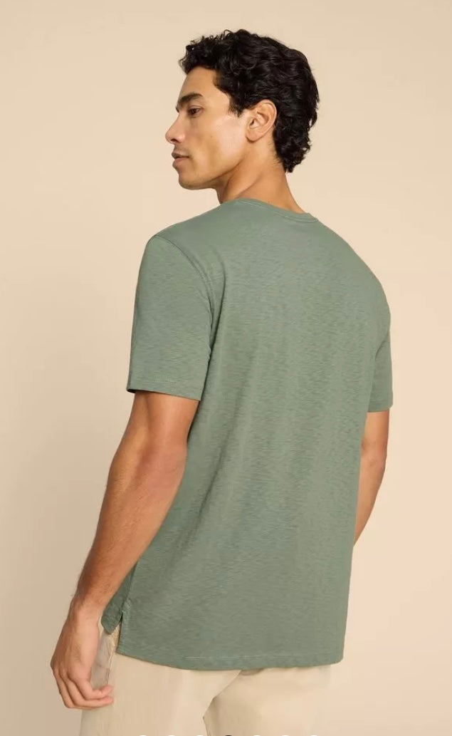 GREEN PRINT RIDE GRAPHIC TEE