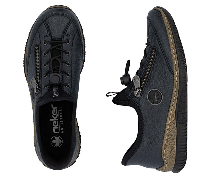 N3267-15 BLUE SLIP ON TRAINER