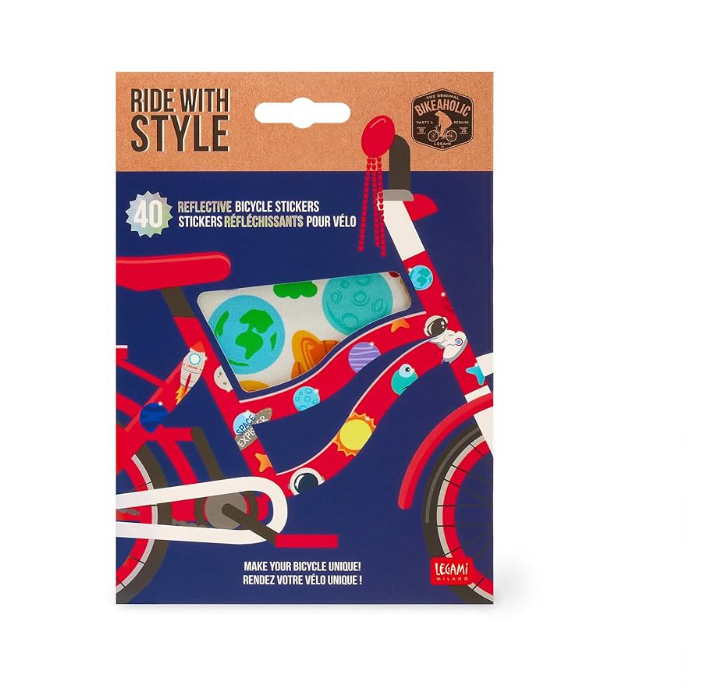 REFLECTIVE BIKE STICKERS- SPACE