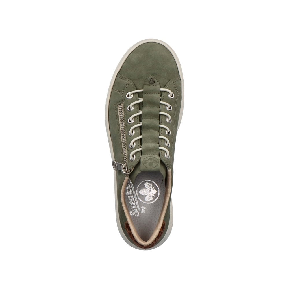 M1952-52 LADIES SHOES GREEN SEITL. ANFLECHTER