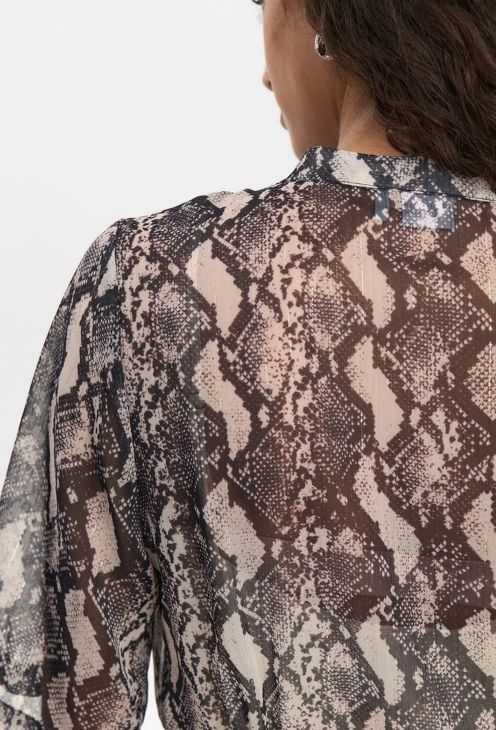 KYNDALL SS DRESS GRAY MOURN