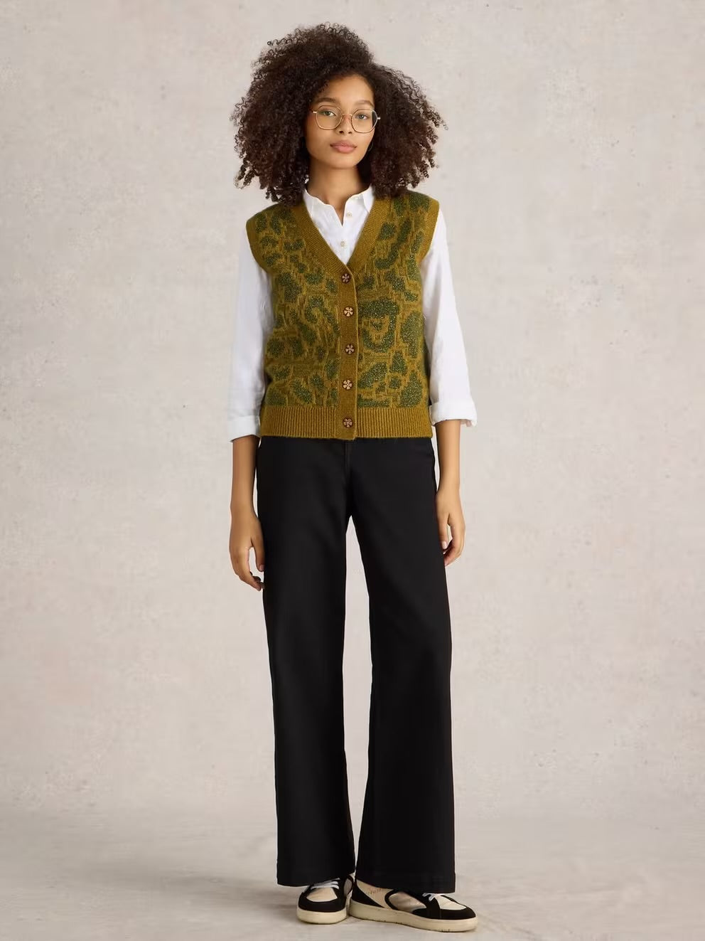 BLACK AYLA WIDE LEG JEAN