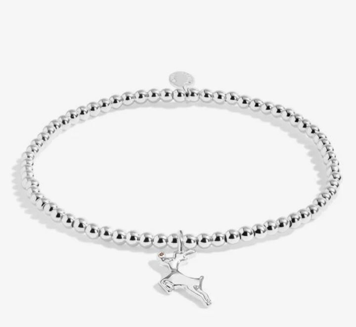 LOVE FROM SANTA RUDOLPH THE REINDEER SILVER PLATED