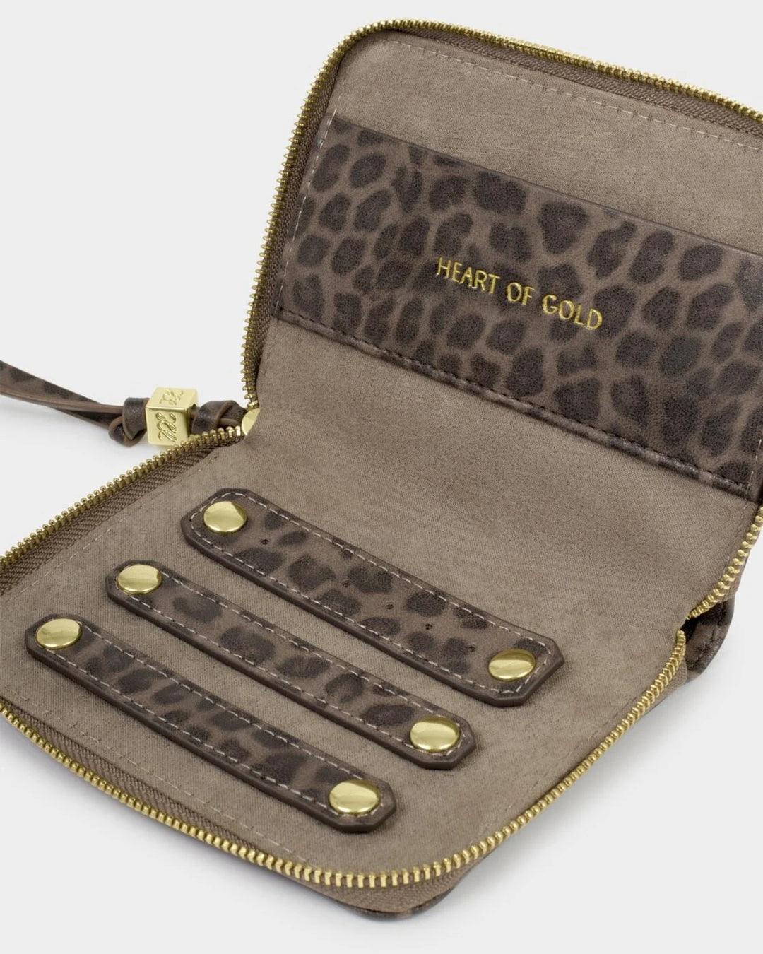 SLIM JEWELLERY CASE | HEART OF GOLD JEWELLERY CASE