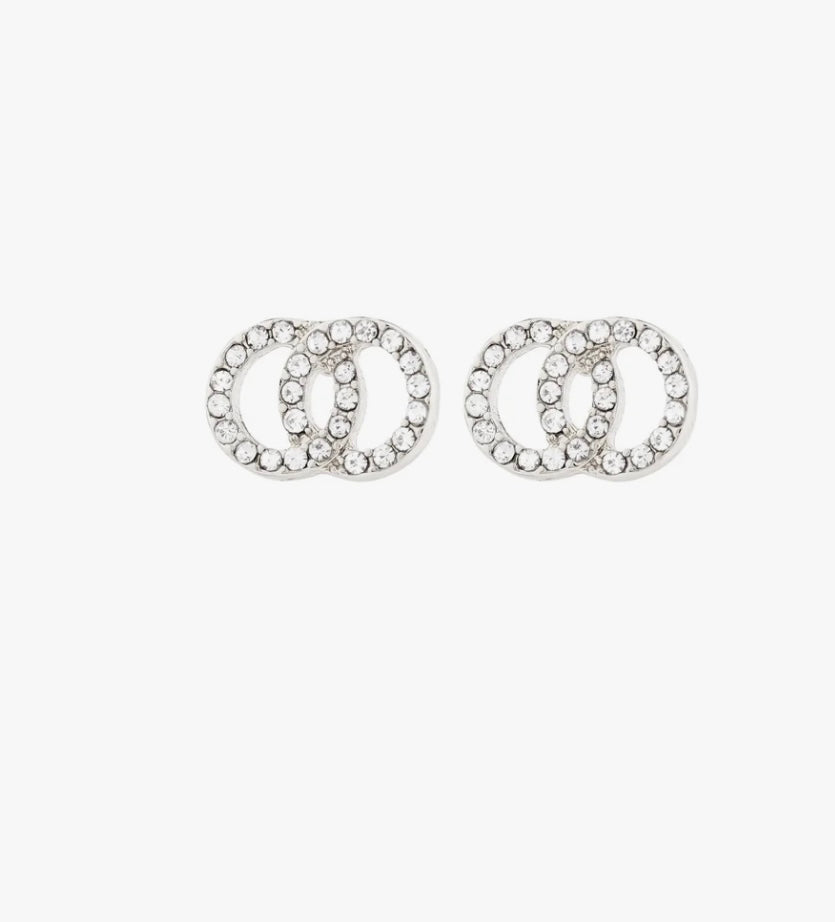 JOLINA RECYCLED EARRINGS SILVER PLATED
