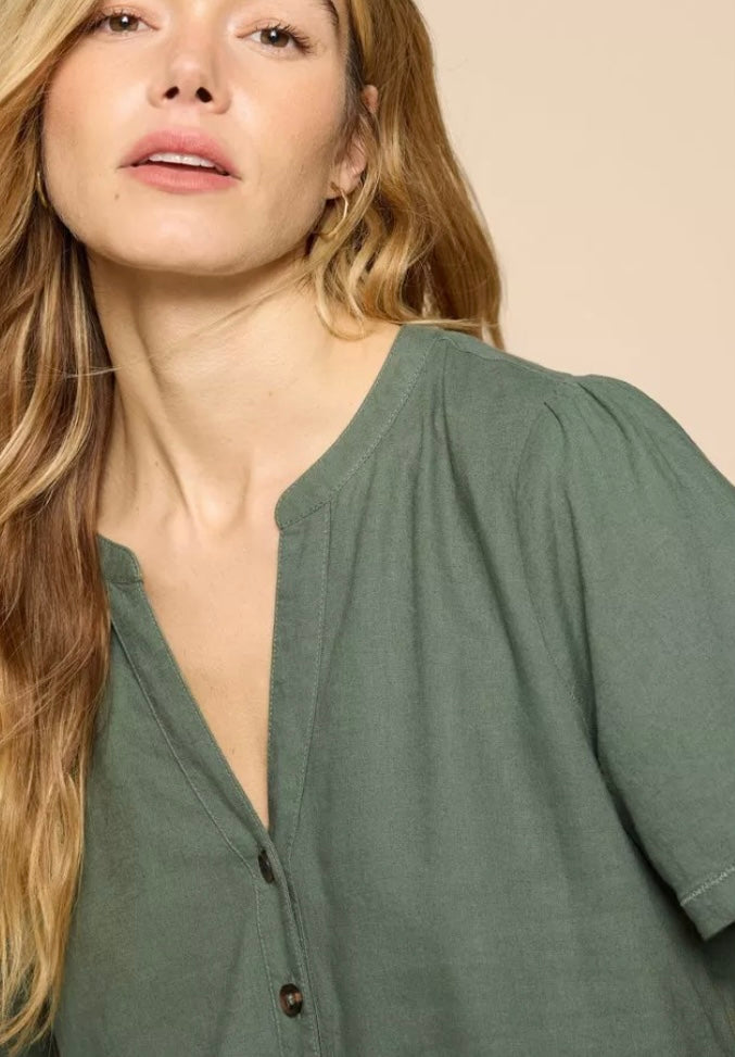 FERNE LINEN BLEND SHIRT