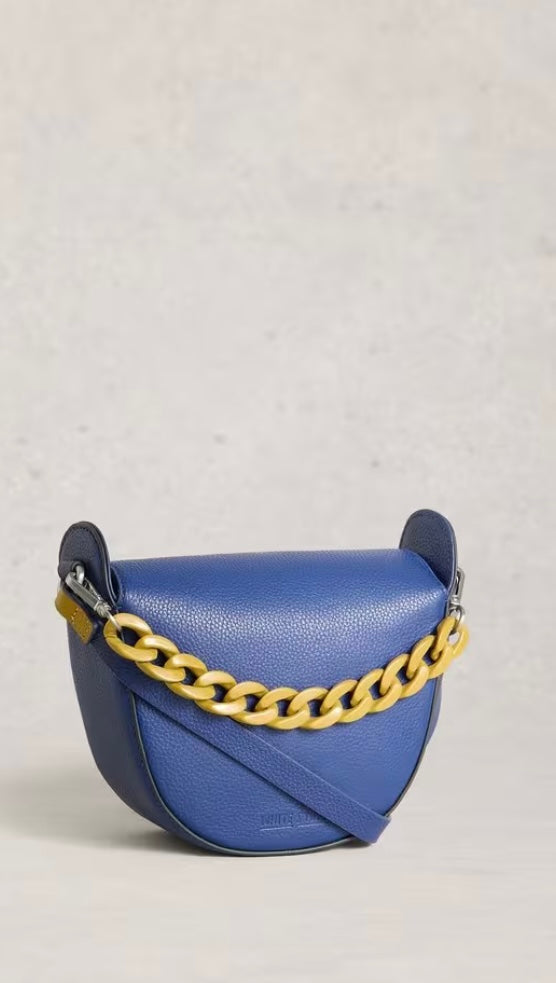 SASHA SADDLE BAG MID BLUE
