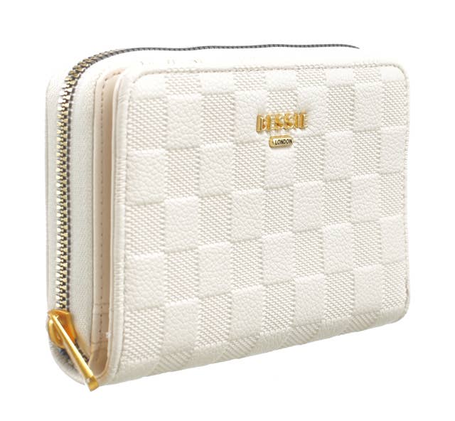 CHECKBOARD WALLET: KHAKI