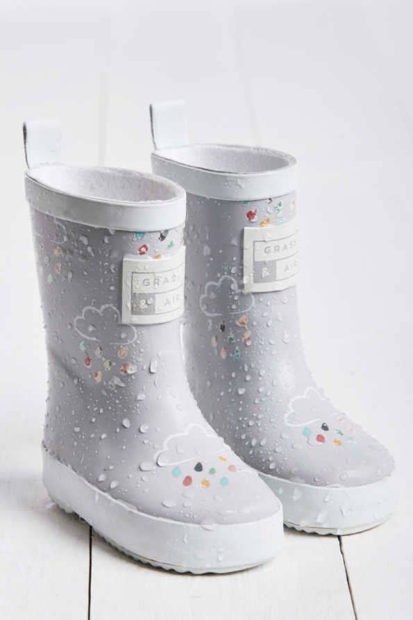 Little Kids Grey Colour-Revealing Wellies: 3
