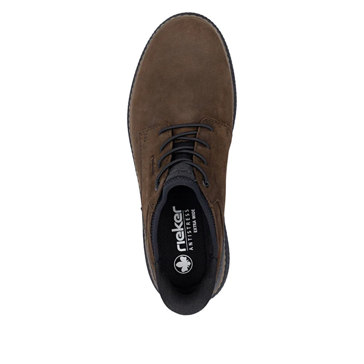 Rieker Men's Brown Suede Slip-On Shoes B3357-26