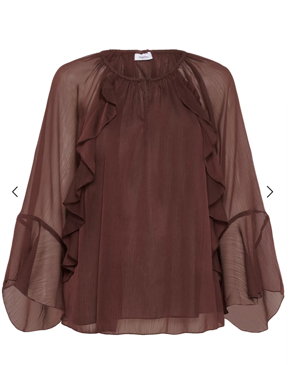 MAVIS SZ BLOUSE FUDGE