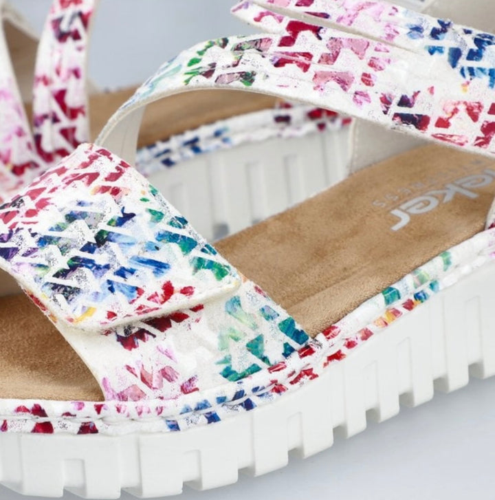 V1364-90 LADIES' SANDALS MULTI SEITL. ANFLECHTER