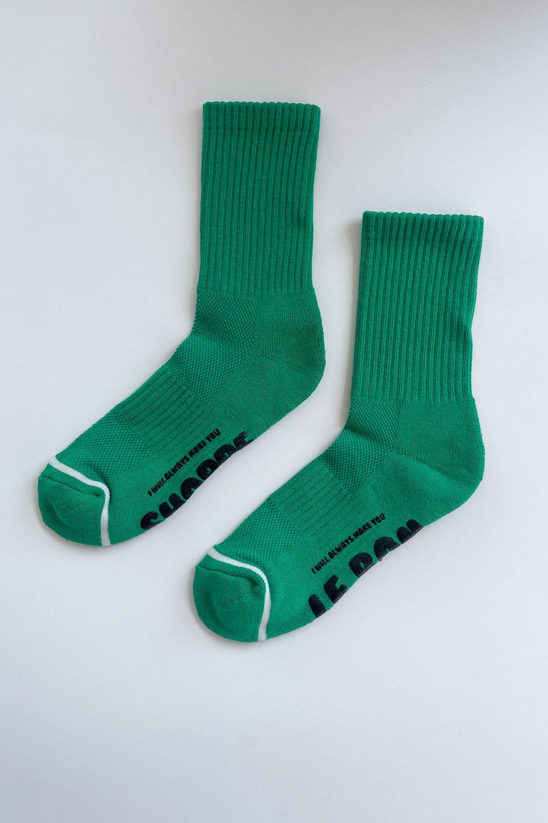 Hugger Socks  (wholesale): KELLY/ BLACK