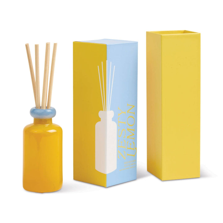 Paddywax Stack Glass Diffuser Yellow - Zesty Lemon