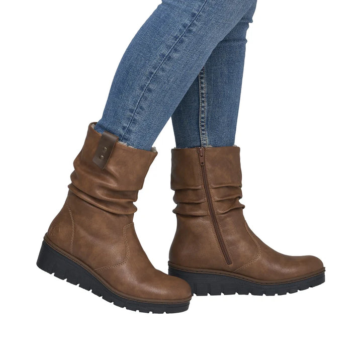 Rieker Women's Brown Ankle Boots X9155-24