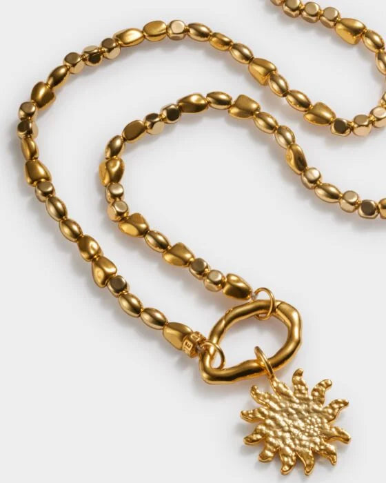 GOLDEN SOLESI NECKLACE | GOLD COATED