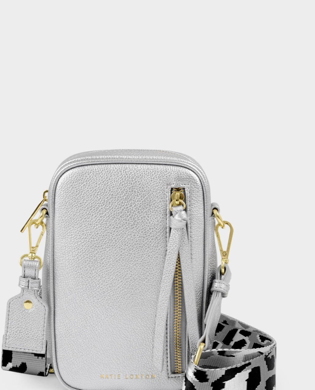 HALLIE SMALL CROSSBODY BAG SILVER