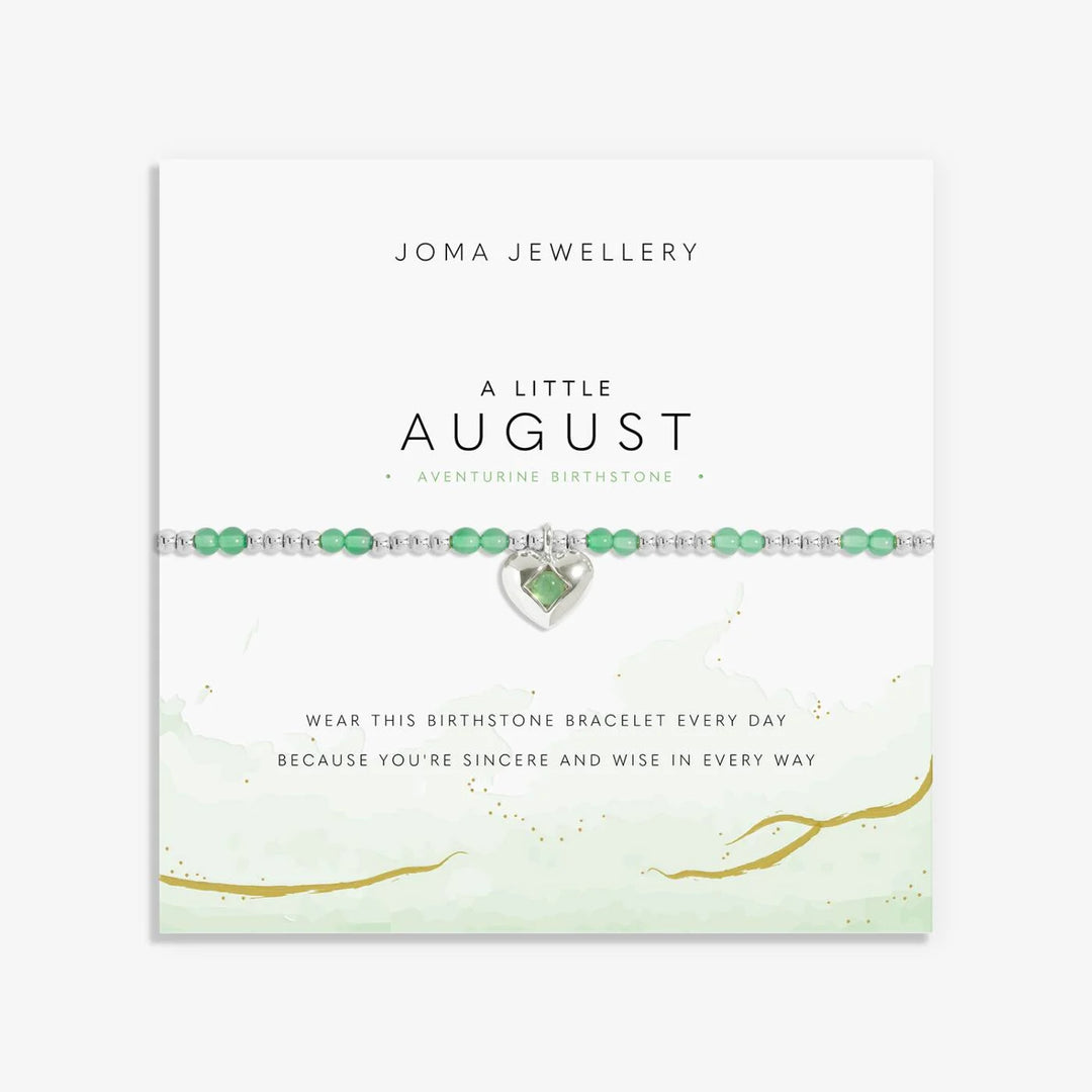 A Little Birthstone August Aventurine Bracelet