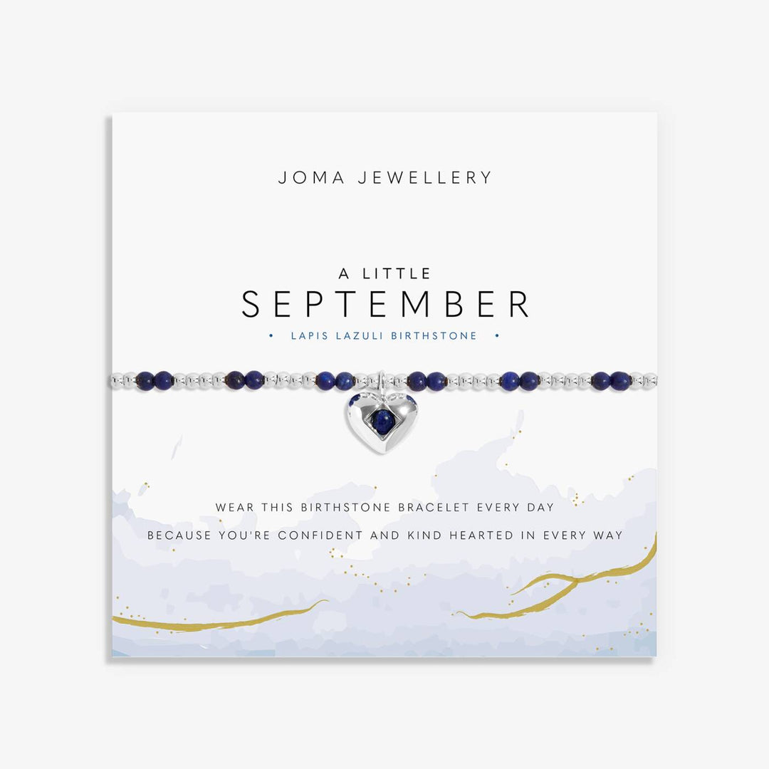A Little Birthstone September Lapis Lazuli Bracelet