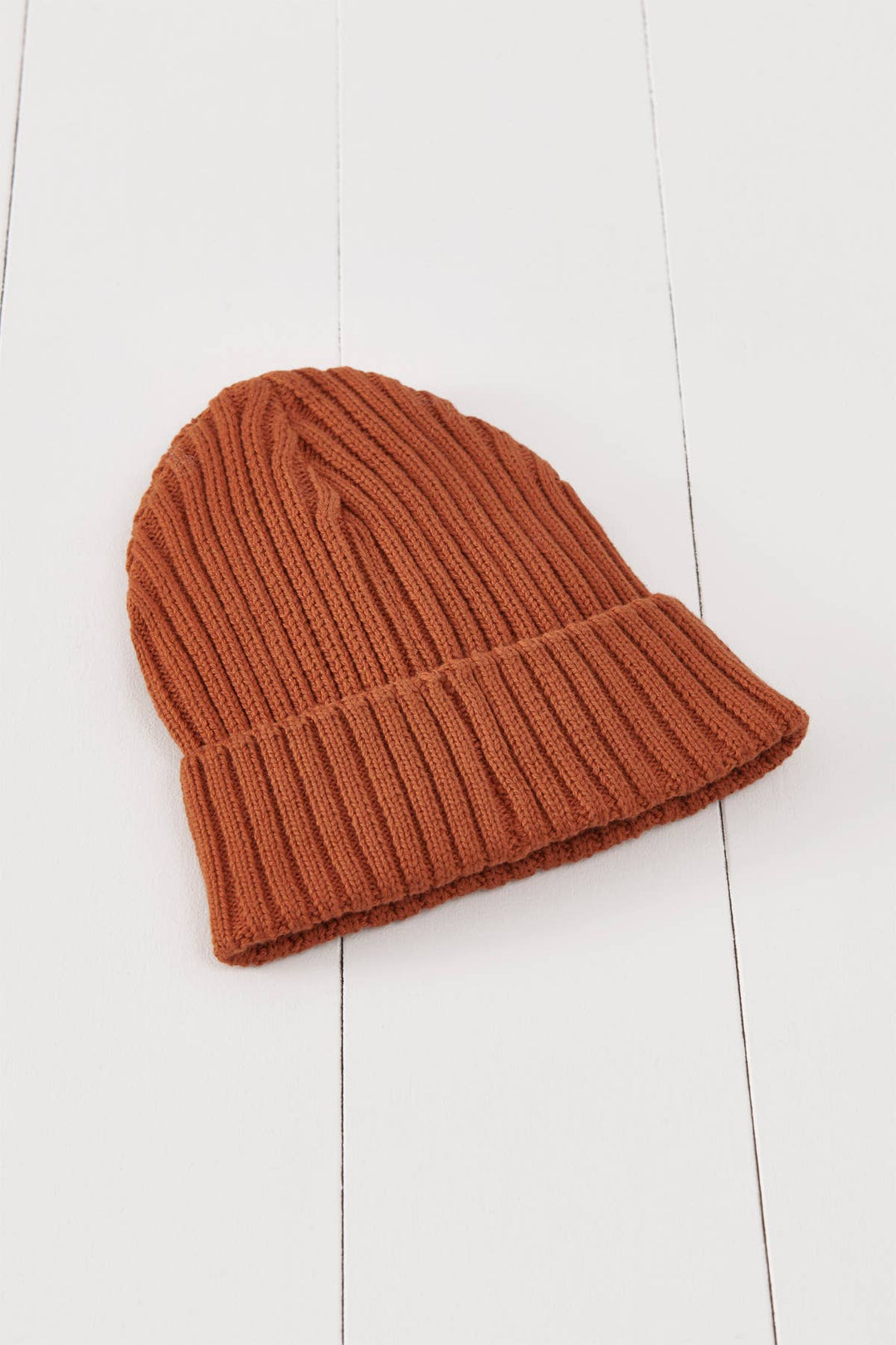 Burnt Orange Beanie: Orange / 3-5years